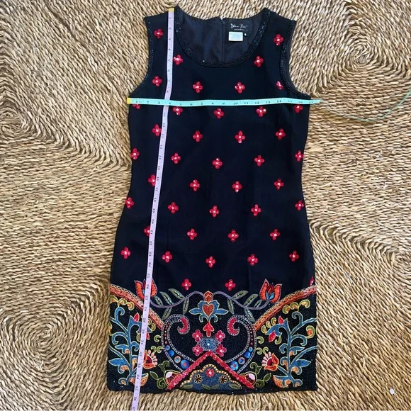 Vintage Diane Freis Beaded Dress - Picture 8 of 8